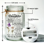 You Are My Sunshine - Family Personalized Custom Mason Jar Light - Gift For Mom, Daughter
