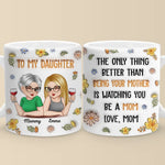 In Her Smile, I See My Own Heart Reflected - Family Personalized Custom 3D Inflated Effect Printed Mug - Gift For Daughter