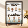 Journey Of The Heart - Family Personalized Custom 2-Layered Wooden Plaque With Stand - Gift For Mom, Grandma