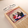 A Mother And Daughter’s Bond Is Unbreakable - Family Personalized Custom Frame Light Box - Gift For Mom, Daughter