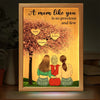 Derrière chaque fille formidable se cache une mère encore plus formidable - Cadre lumineux personnalisé pour la famille - Cadeau pour maman et fille