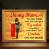 L'amour d'une mère, la sagesse d'une grand-mère - Cadre photo personnalisé pour famille - Cadeau pour maman, grand-mère