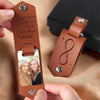 Custom Photo I Need You, Mom - Family Personalized Custom Engraved Leather Keychain - Gift For Mom, Daughter