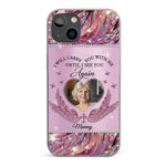Custom Photo I Will Always Carry Mom With Me  - Memorial Personalized Custom Clear Phone Case - Sympathy Gift For Mom