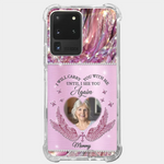 Custom Photo I Will Always Carry Mom With Me  - Memorial Personalized Custom Clear Phone Case - Sympathy Gift For Mom