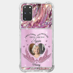 Custom Photo I Will Always Carry Mom With Me  - Memorial Personalized Custom Clear Phone Case - Sympathy Gift For Mom