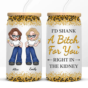 Ensemble, c'est mieux ! Tasse en verre personnalisée, tasse à café glacé, cadeau pour les meilleures amies, les meilleures amies et les sœurs.