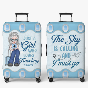 Voyagez plus, moins de soucis ! Housse de bagage personnalisée pour voyage ! Cadeau vacances d'été, cadeau pour les amoureux du voyage d'aventure.