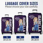 Go Where Your Heart Feels Alive - Travel Personalized Custom Luggage Cover - Summer Vacation Gift, Gift For Adventure Travel Lovers