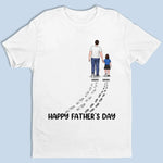 You Never Walk Alone - Family Personalized Custom Unisex T-shirt, Premium T-shirt, Hoodie - Father's Day, Birthday Gift For Dad