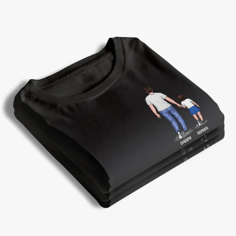 My Dad Is My Hero - Family Personalized Custom Unisex T-shirt, Premium T-shirt, Hoodie - Father's Day, Birthday Gift For Dad