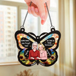 A Daughter Is A Piece Of Her Mother’s Heart - Family Personalized Window Hanging Suncatcher Ornament - Gift For Mom, Daughter