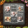 Custom Photo A Cherished Reminder Of Love That Connects Us - Memorial Personalized Custom Square Shaped Stone With Stand - Sympathy Gift For Family Members