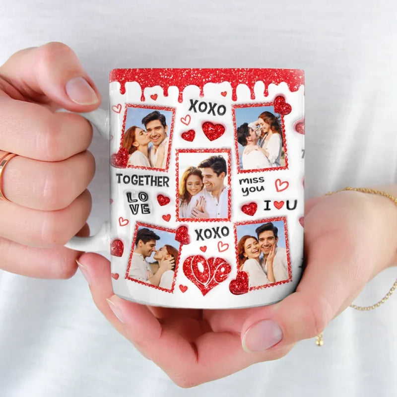 Custom Photo You’re My Favorite Notification - Couple Personalized Custom 3D Inflated Effect Printed Mug - Gift For Husband Wife, Anniversary