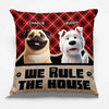 This Home Is Run By Paws And Wagging Tails - Dog Personalized Custom Pillow - Gift For Pet Owners, Pet Lovers