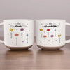 D'abord maman, maintenant grand-mère - Tasse en céramique imprimée personnalisée pour la famille - Cadeau pour maman, grand-mère