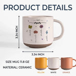 First Mom, Now Grandma - Family Personalized Custom Printed Pottery Mug - Gift For Mom, Grandma