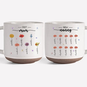 D'abord maman, maintenant grand-mère - Tasse en céramique imprimée personnalisée pour la famille - Cadeau pour maman, grand-mère