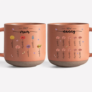 D'abord maman, maintenant grand-mère - Tasse en céramique imprimée personnalisée pour la famille - Cadeau pour maman, grand-mère