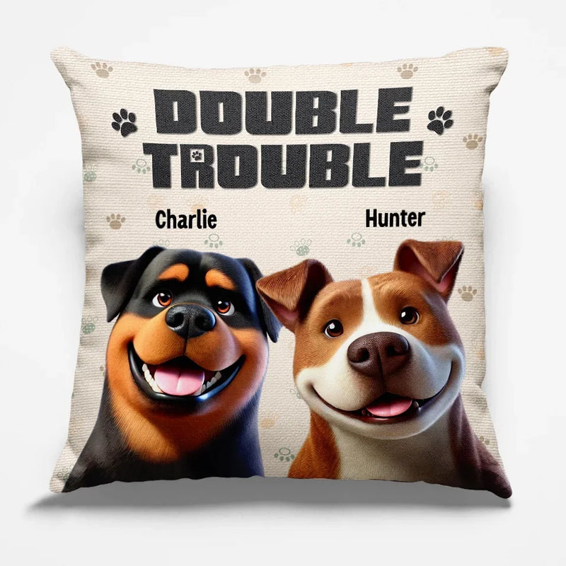 We Rule The House - Dog Personalized Custom Pillow - Gift For Pet Owners, Pet Lovers