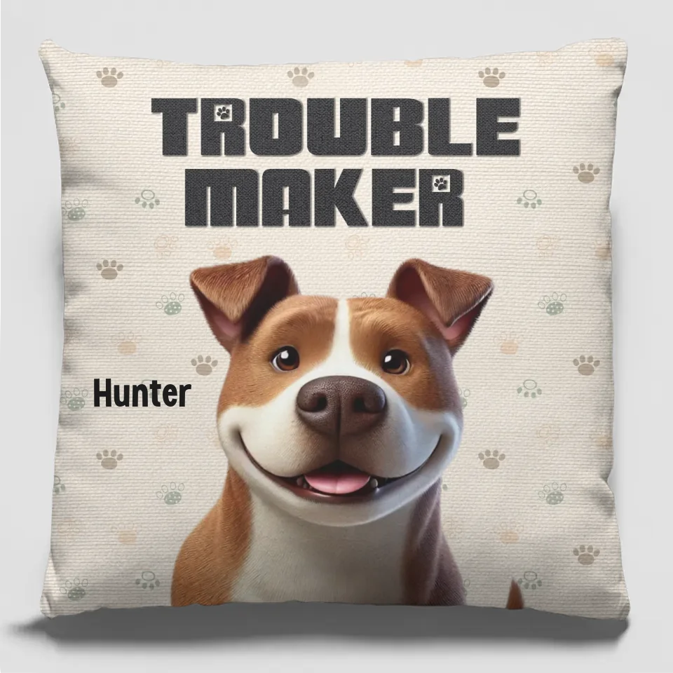 We Rule The House - Dog Personalized Custom Pillow - Gift For Pet Owners, Pet Lovers