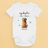 My Bestie Has Paws - Dog Personalized Custom Baby Onesie - Baby Shower Gift, Gift For Pet Owners, Pet Lovers