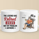 Enjoy Every Morning Without The Alarm Clock - Coworker Personalized Custom Mug - Appreciation, Retirement Gift For Coworkers, Work Friends, Colleagues