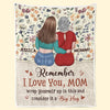 Remember I Love You - Family Personalized Custom Blanket - Gift For Mom, Daughter