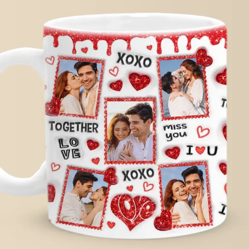 Custom Photo You’re My Favorite Notification - Couple Personalized Custom 3D Inflated Effect Printed Mug - Gift For Husband Wife, Anniversary