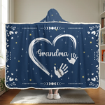 Love Each Other - Family Personalized Custom Snuggle Blanket, Hoodie Blanket - Gift For Mom, Grandma