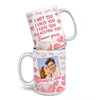 Custom Photo I Can't Help Falling In Love With You - Couple Personalized Custom 3D Inflated Effect Printed Mug - Gift For Husband Wife, Anniversary