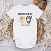 Unconditional Love In A Furry Package - Dog & Cat Personalized Custom Baby Onesie - Baby Shower Gift, Gift For Pet Owners, Pet Lovers