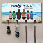 Every Family Has A Story Welcome Ours - Family Personalized Custom Home Decor Key Hanger, Key Holder - House Warming Gift For Family