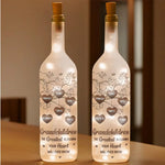 Like A Tree, Your Love Gives Me Roots And Wings - Family Personalized Custom Bottle Lamp - Gift For Mom, Grandma