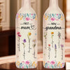 Every Flower Reminds Me Of Your Kindness - Family Personalized Custom Bottle Lamp - Gift For Mom, Grandma