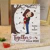 L'amour est la plus grande aventure - Blocs de construction rectangulaires verticaux personnalisés pour couple - Cadeau pour mari et femme, anniversaire