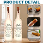 Love Is A Partnership - Couple Personalized Custom Bottle Lamp - Gift For Husband Wife, Anniversary