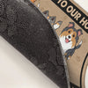 Owned By Us, Rented By Humans - Dog & Cat Personalized Custom Home Decor Decorative Mat - House Warming Gift For Pet Owners, Pet Lovers