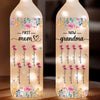 Every Flower Reminds Me Of Your Kindness - Family Personalized Custom Bottle Lamp - Gift For Mom, Grandma