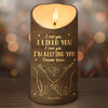 You're My Happy Place - Couple Personalized Custom LED Candle - Gift For Husband Wife, Anniversary