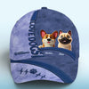 All You Need Is Love And A Dog - Family Personalized Custom Hat, All Over Print Classic Cap - Gift For Dad, Grandpa, Pet Owners, Pet Lovers