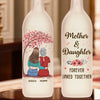 No One Knows You Like Mom Does - Family Personalized Custom Bottle Lamp - Gift For Mom, Daughter