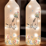 Your Hugs Are The Best Medicine - Family Personalized Custom Bottle Lamp - Gift For Mom, Grandma