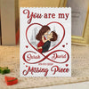 Tout de moi t'aime tout entier - Blocs de construction rectangulaires verticaux personnalisés pour couple - Cadeau pour mari et femme, anniversaire