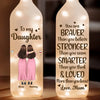 Daughters Are The Joy Of A Mother’s Heart - Family Personalized Custom Bottle Lamp - Gift For Mom, Daughter
