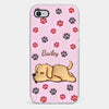 Pawsitively Loved - Dog & Cat Personalized Custom 3D Inflated Effect Printed Clear Phone Case - Gift For Pet Owners, Pet Lovers