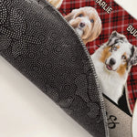 Custom Photo Adopt Love - Dog Personalized Custom Home Decor Decorative Mat - House Warming Gift For Pet Owners, Pet Lovers