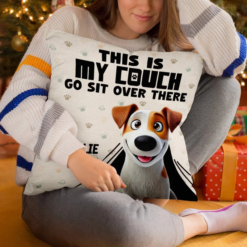Our Spot, Our Chair - Dog Personalized Custom Pillow - Gift For Pet Owners, Pet Lovers