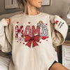 Her Love Is The Bond That Holds Us Together - Family Personalized Custom Unisex Sweatshirt, Hoodie With Design On Sleeve - Gift For Mom, Grandma