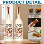 Besties, One Soul In Two Bodies - Bestie Personalized Custom Bottle Lamp - Gift For Best Friends, BFF, Sisters